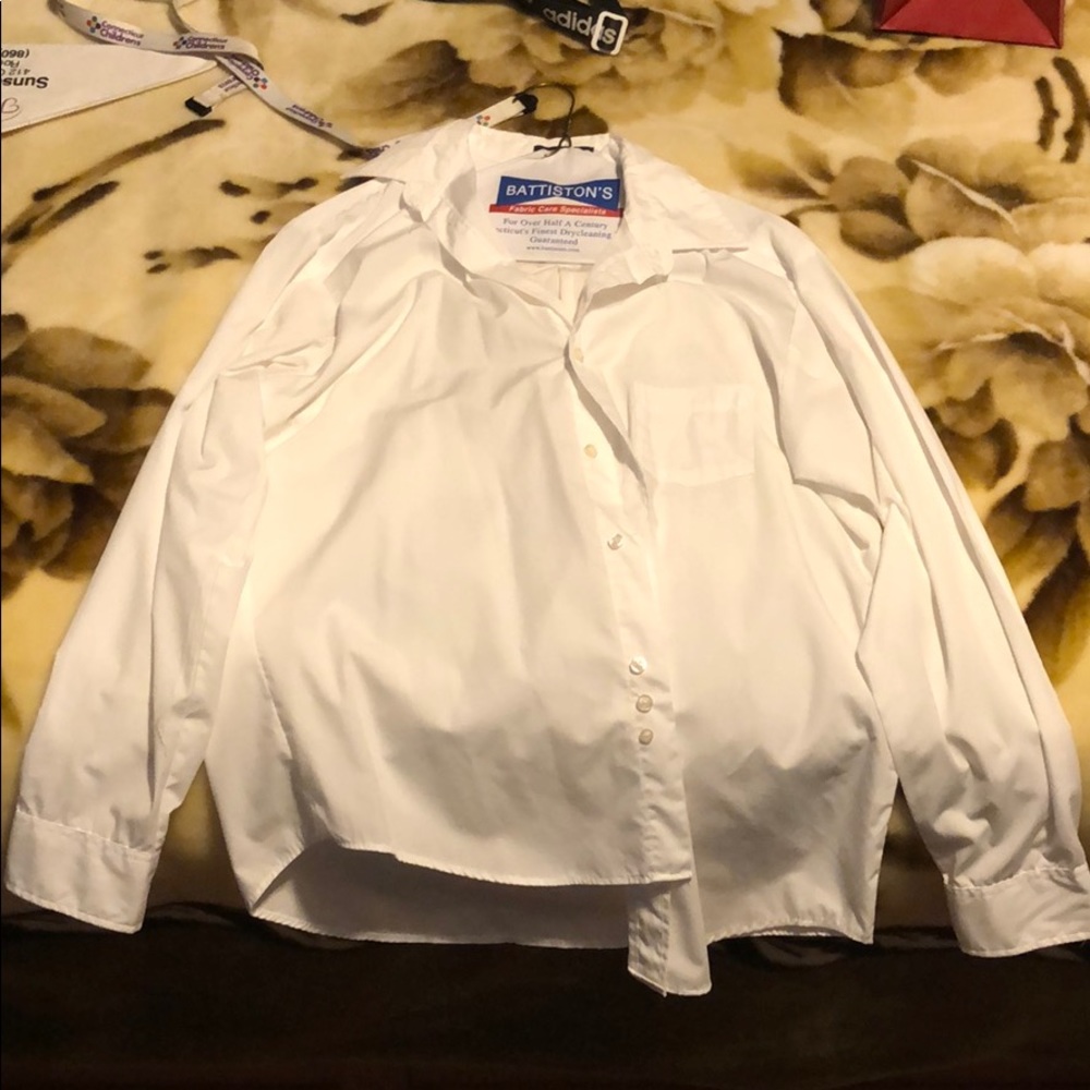 Chaps White Button Down